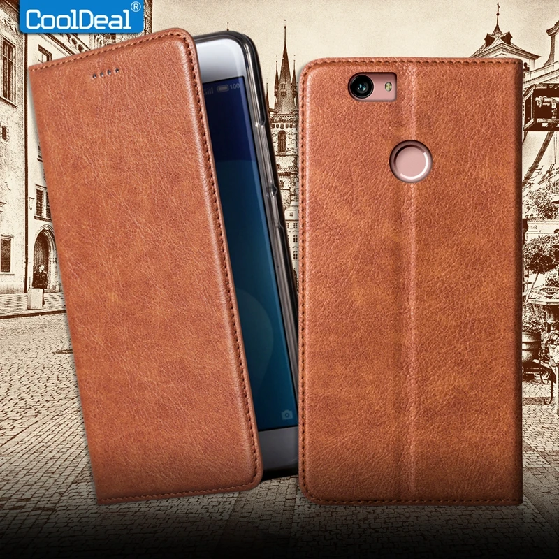 Cooldeal оригинальный кожаный чехол флип для Huawei Nova крышка Винтаж все включено