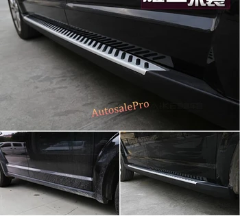 

black Door body running board side runner step bar For Dodge Journey 7 seats 2013 2014