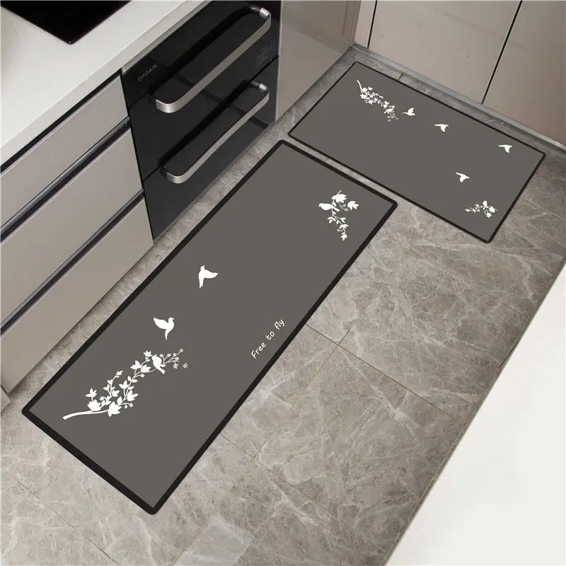 

Print Pattern Kitchen Mats Outdoor Entrance Doormat Corridor Non-slip Bath Mat Bed Front Mats Welcome Floor Mat kitchen Rugs