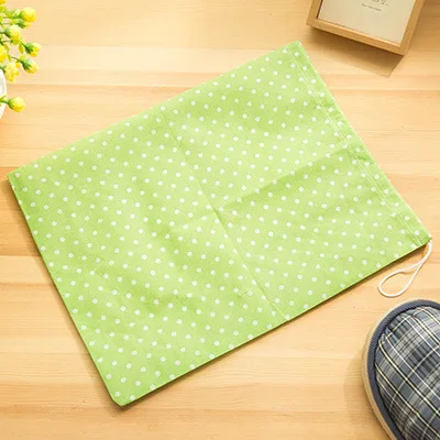 Non-Woven Fabric Shoes Storage Bags Dustproof Cover Shoes Bags Portable Travel Tote Drawstring Shoes Dust Bags ST11 - Цвет: Green