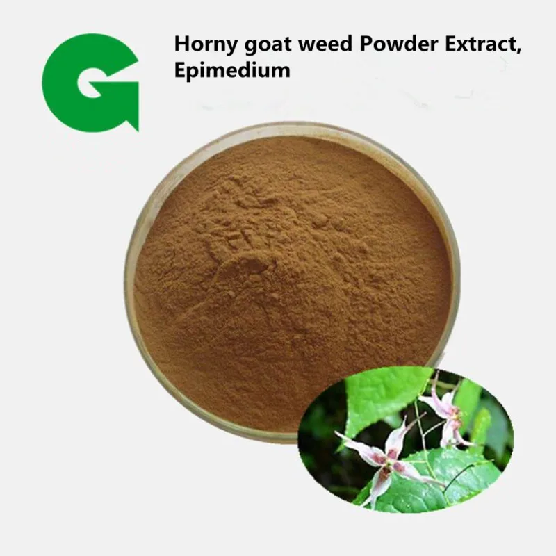 Чистый мужской тоник роговой козы порошок 50:1 экстракт Epimedium пивикорну с 70%