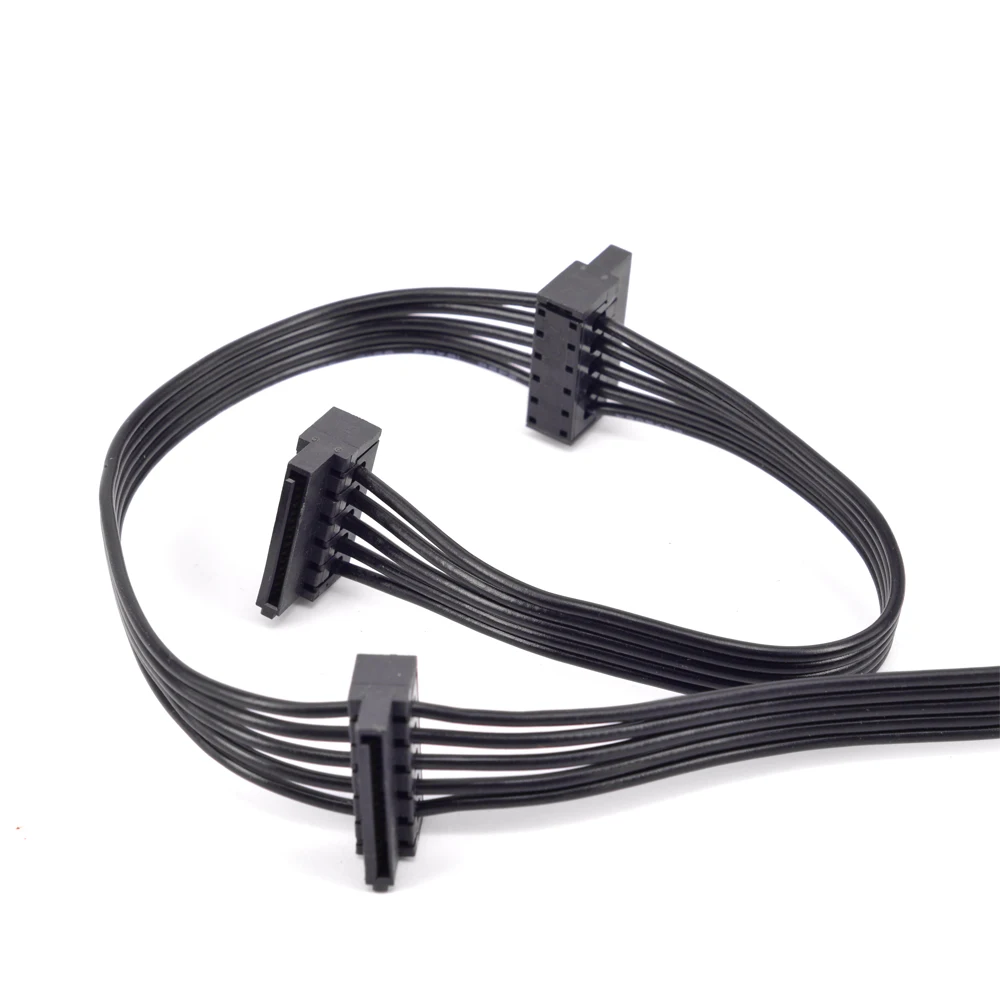 Cabo de Alimentação para Cooler Master gm Series G750m G650m G550m Modular Psu de Pinos para Portas Ângulo Reto Sata - Imagem 5