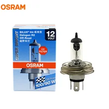 OSRAM H4 R2 64204 12 В 100/90 Вт P45t супер яркий серии auto off road лампы автомобилей Двигатель галогенные лампы фар Hi/Lo луч 1x