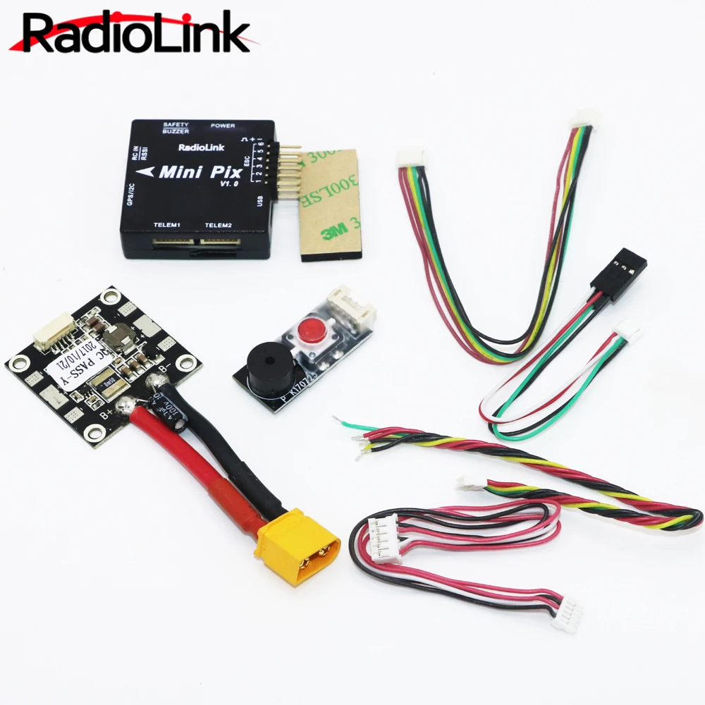 

Radiolink Mini PIX Flight Control V1.0 Top Configuration Vibration Damping by Software Atitude Hold for Pixhawk RC Racer Drone