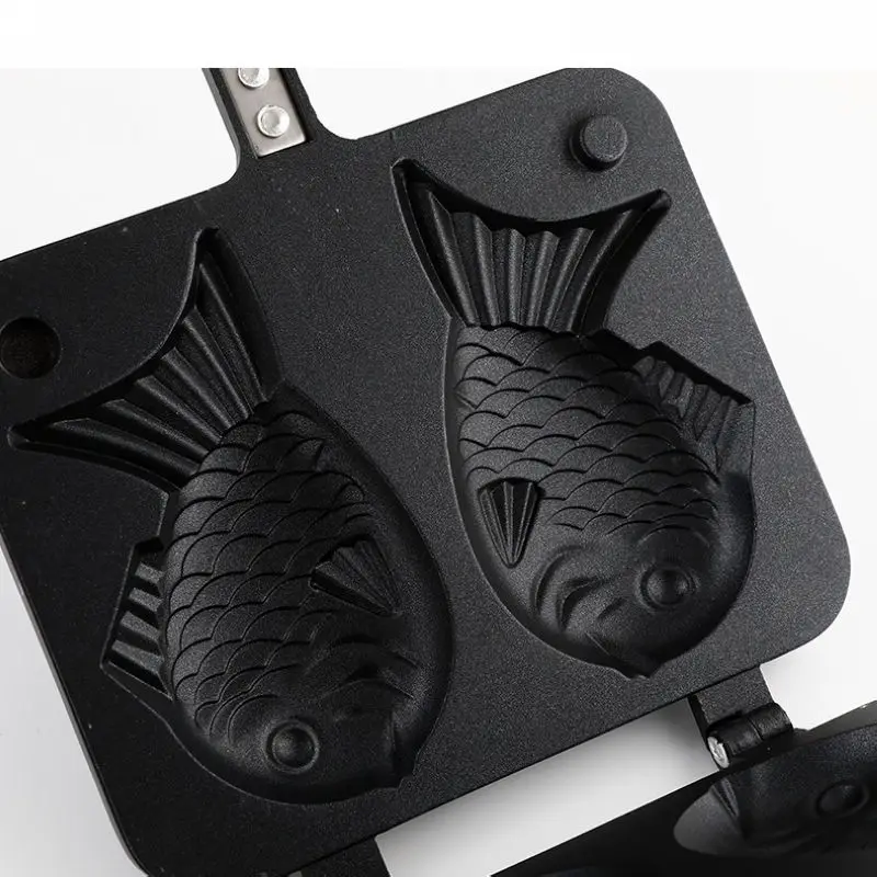 Двойная рыба вафельница яйцо для выпечки торта форма Taiyaki Gofrera двойная сторона