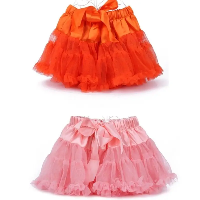 UNIKIDS/однотонная пышная балетная юбка для маленьких девочек многослойная