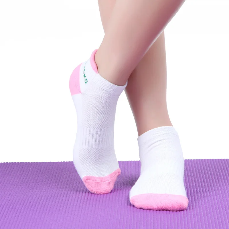 1 пара, женские профессиональные носки для йоги, фитнеса, противоскользящие резиновые точки, спортивные носки для тренировки в помещении, латексные пилатес для женщин