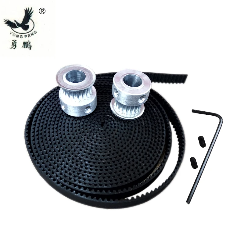 FYYONG Monitoring Power 2GT Timing Pulley 3pcs 30T 5mm Bore for 6mm Width 2GT Timing Belt 3D Printer Part 