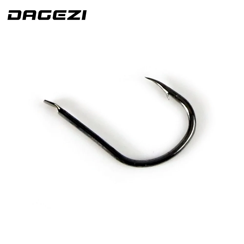 DAGEZI 500 шт./компл. 10 Размер #3 ~ 12 Высокоуглеродистая сталь для ловли карпа|carp fishing