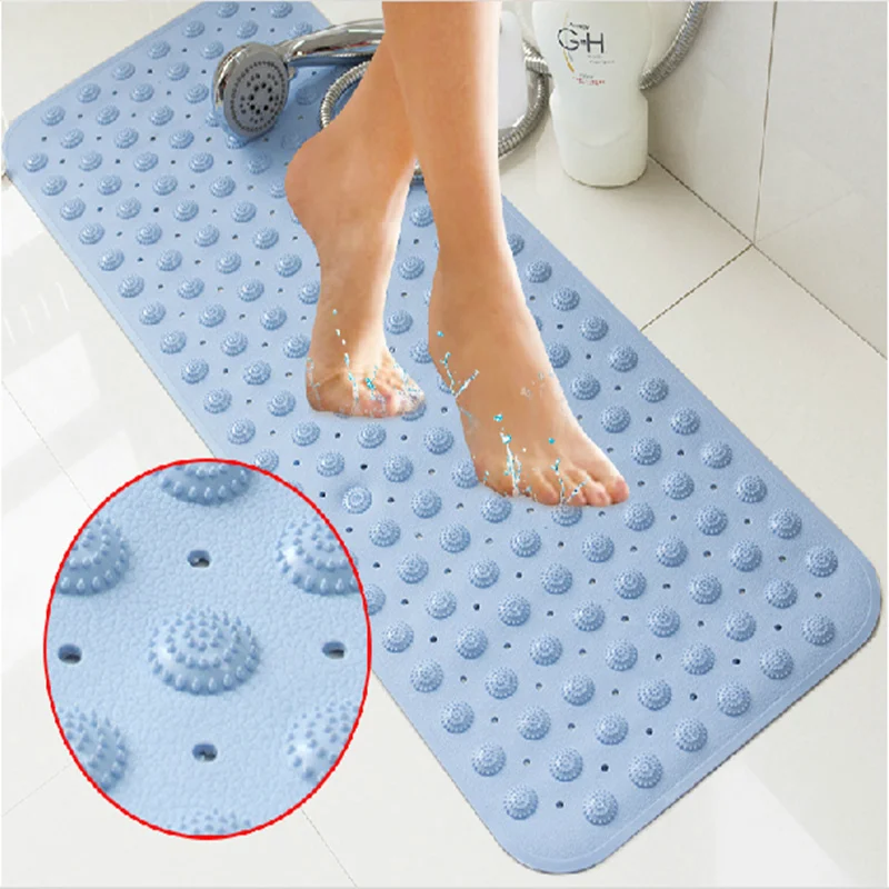 Günstig Heißer verkauf Hohe qualität PVC Badezimmer Tür Dot Massage Bad Matten Rutschfeste Füße Antislip Matten, bad zubehör.