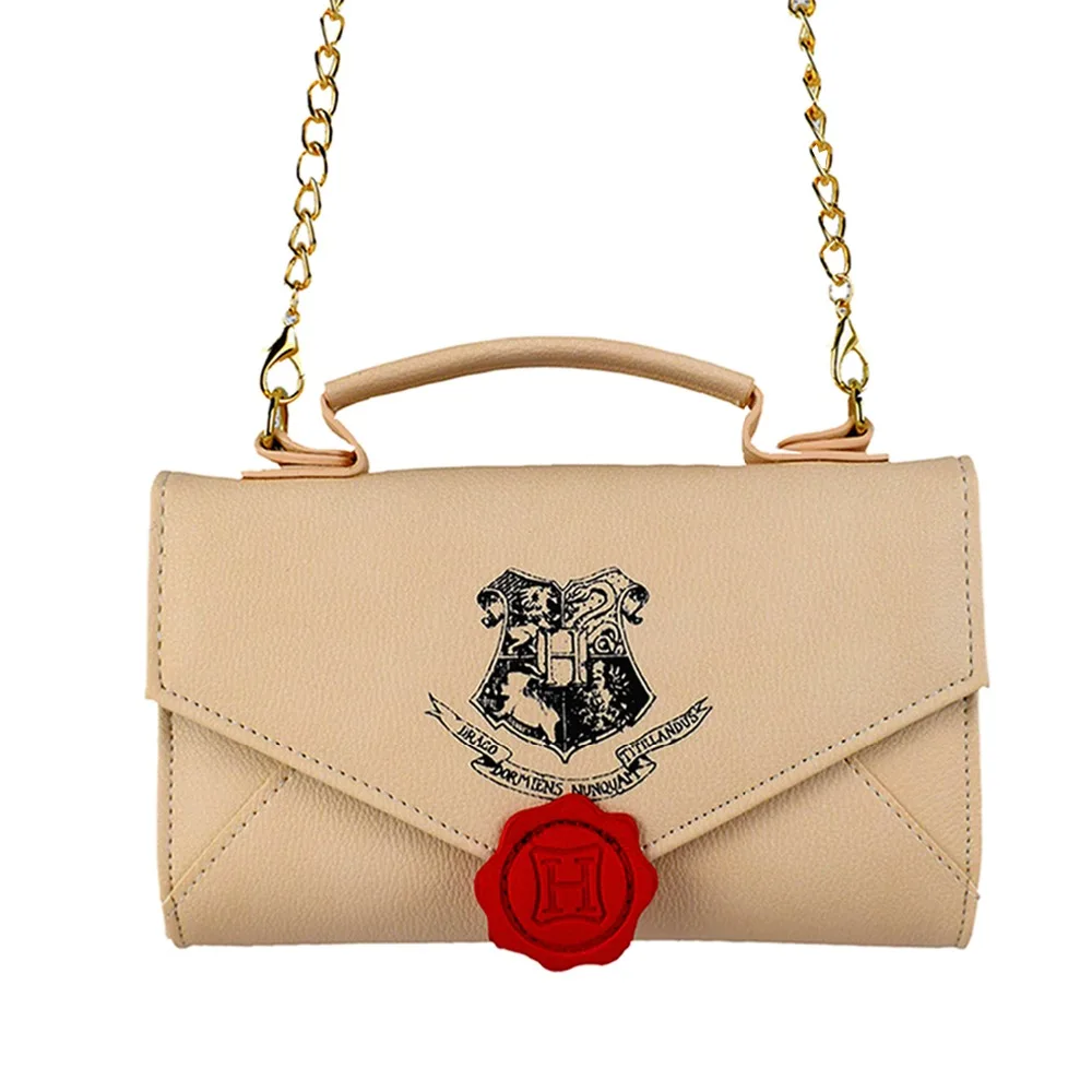 

FVIP 2018 Vintage Messenger Bags Harry Potter Small Chain Women Bag PU Shoulder Crossbody Bags Bolsa for Young Lady