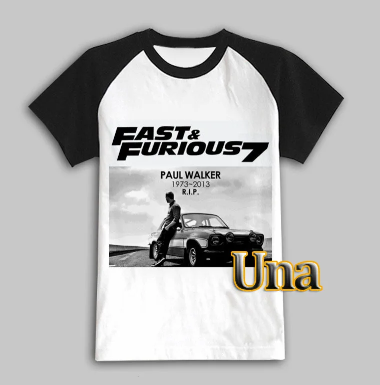 Paul Walker Memori Shirt 2017 Fast And Furious 7 Movie T Man Paul Walker Memori Shirt 2017 Fast And Furious 7 Movie T Man Fashion Design Men Breathable Mens Collection In Shirts From S