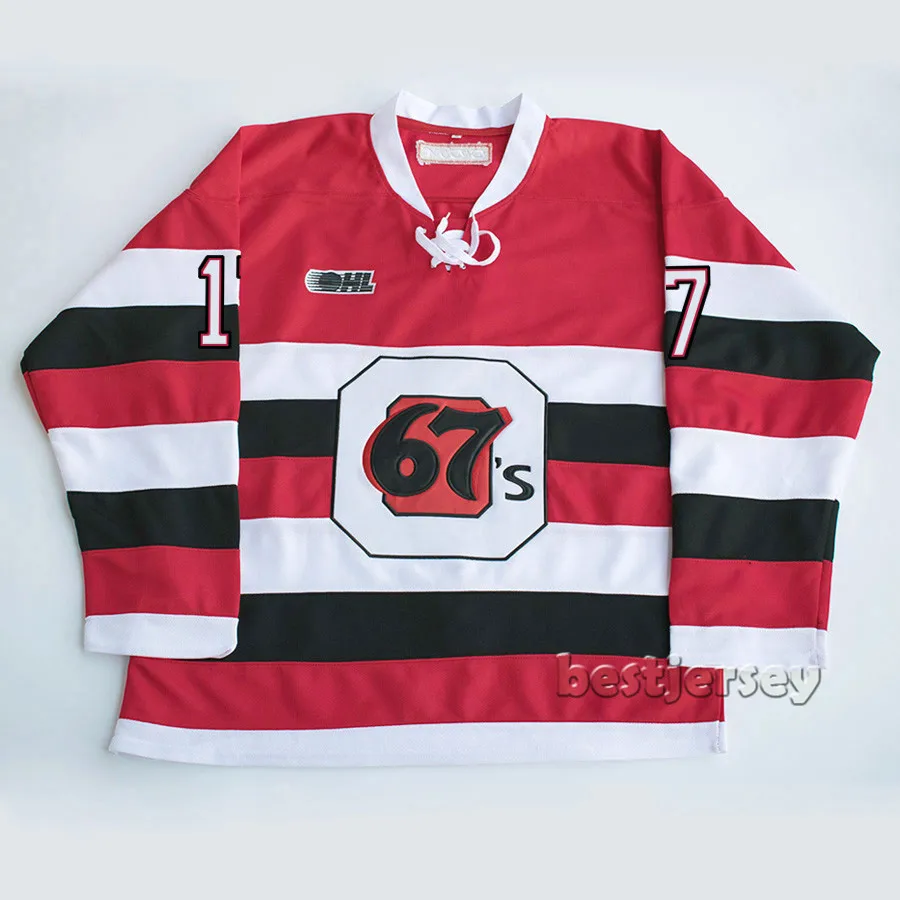 Kowell ottawa 67s 17 travis konecny Stitched Hockey