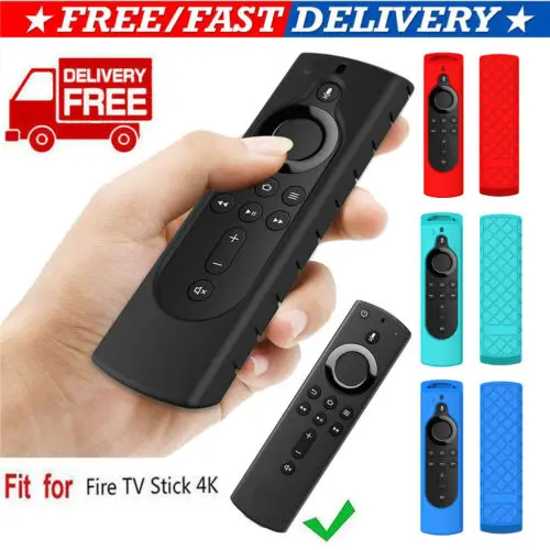 For Amazon Fire TV Stick 4K TV Stick Remote Silicone Case Protective Cover Skin