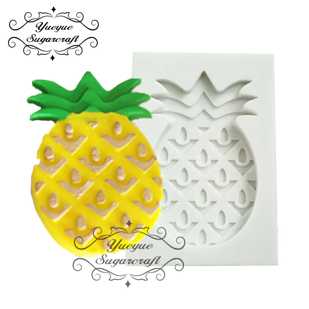 Yueyue Sugarcraft Pineapple Silicone mold fondant mold cake decorating tools chocolate moldin