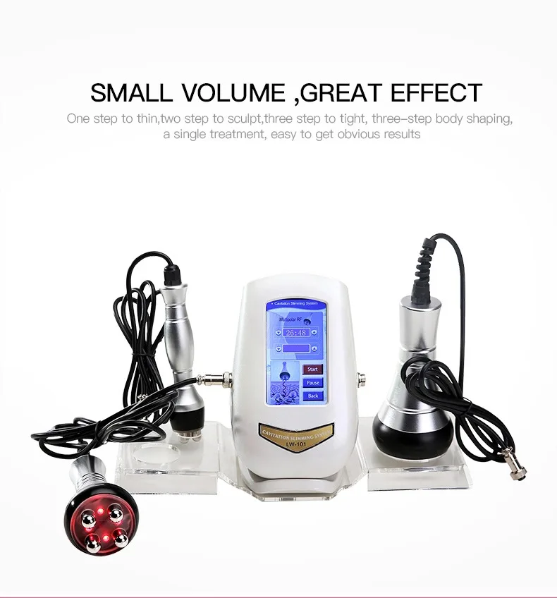 40K Cavitation+Multipolar RF Vacuum Ultrasonic Slimming Machine lw-101
