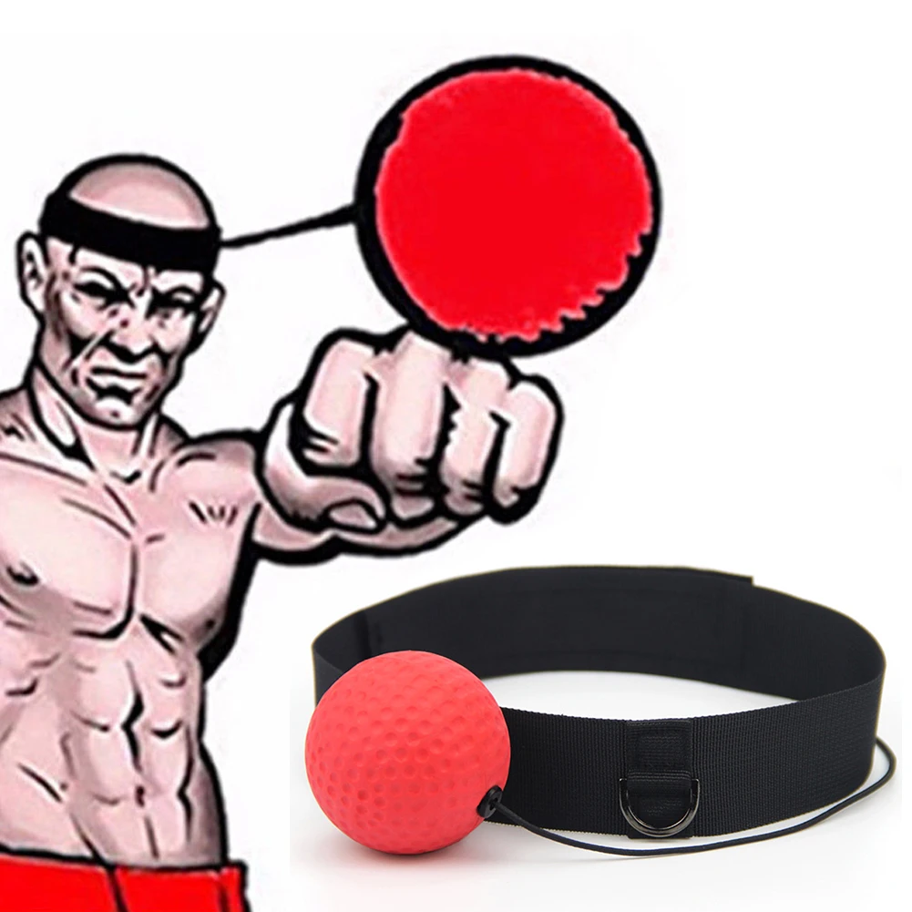 Sport Boxing Training Reaction Ball Band Speed Training Boxing Punch Exercise With Head Band Fitness Equipment Fight Ball