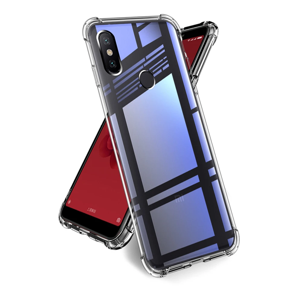 Мягкий чехол из ТПУ с воздушной подушкой для Xiaomi Mi Play 9 8 SE A1 A2 Lite Mix 2 2S Max 3 Redmi 5A 6A Note 7