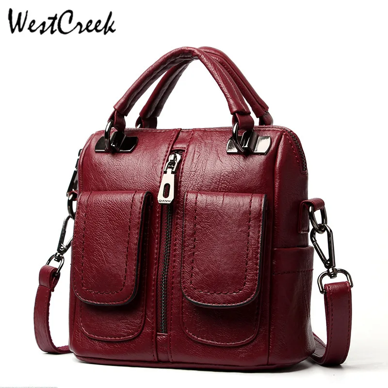 

WESTCREEK Brand Fashion Small Women Leather Handbags High Quality Vintage Shoulder Bags Casual Female Mini Cossbody Bags