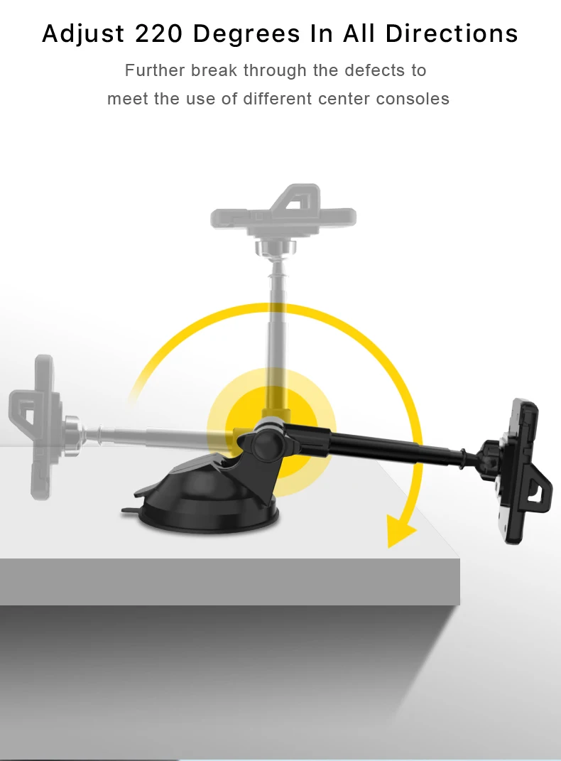 Gravity Car Phone Holder Windshield Sucker Car Mount Holder (12)