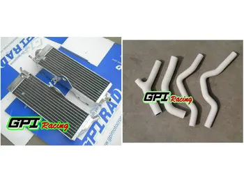 

aluminum racing RH&LH Radiator +WHITE HOSE for Honda CR500 CR500R CR 500R 1985-88 86 87 1986 1987 1988 NEW
