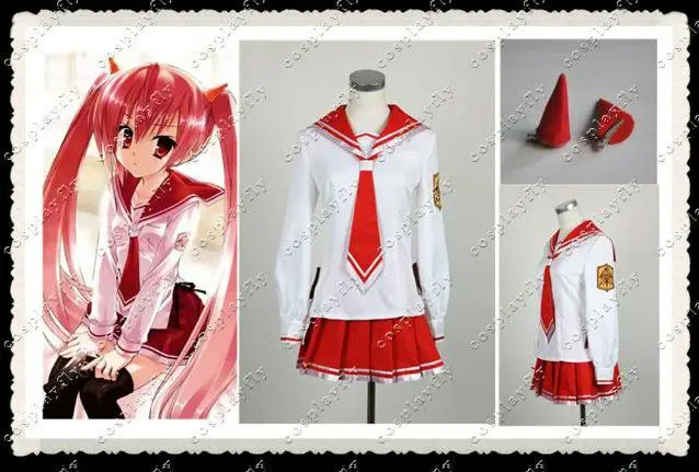 Aria the Scarlet Ammo Aria H. Kanzaki Cosplay costume on Aliexpress.com