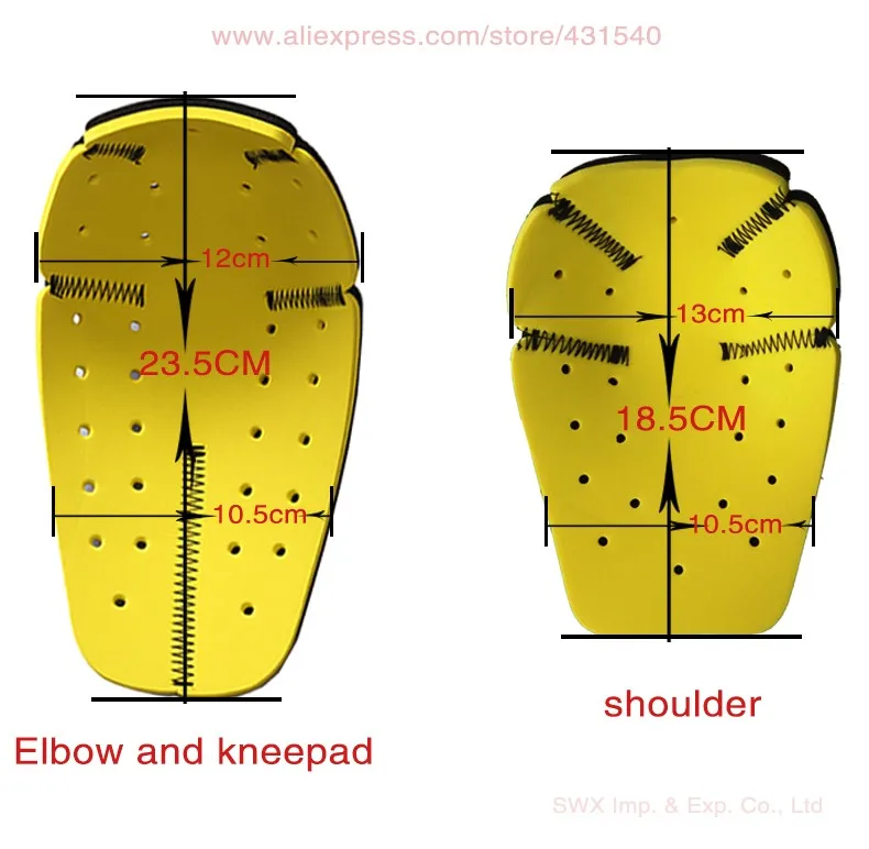 1 компл. Мотоциклетная Куртка Броня вставка протектор Мотокросс Защитное снаряжение задние колодки+ 2 локти+ 2 плечи защита A2 SWX