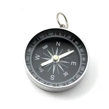 1X Мини Портативный сплав Кемпинг туристический компас с кольцом для ключей аварийного выживания