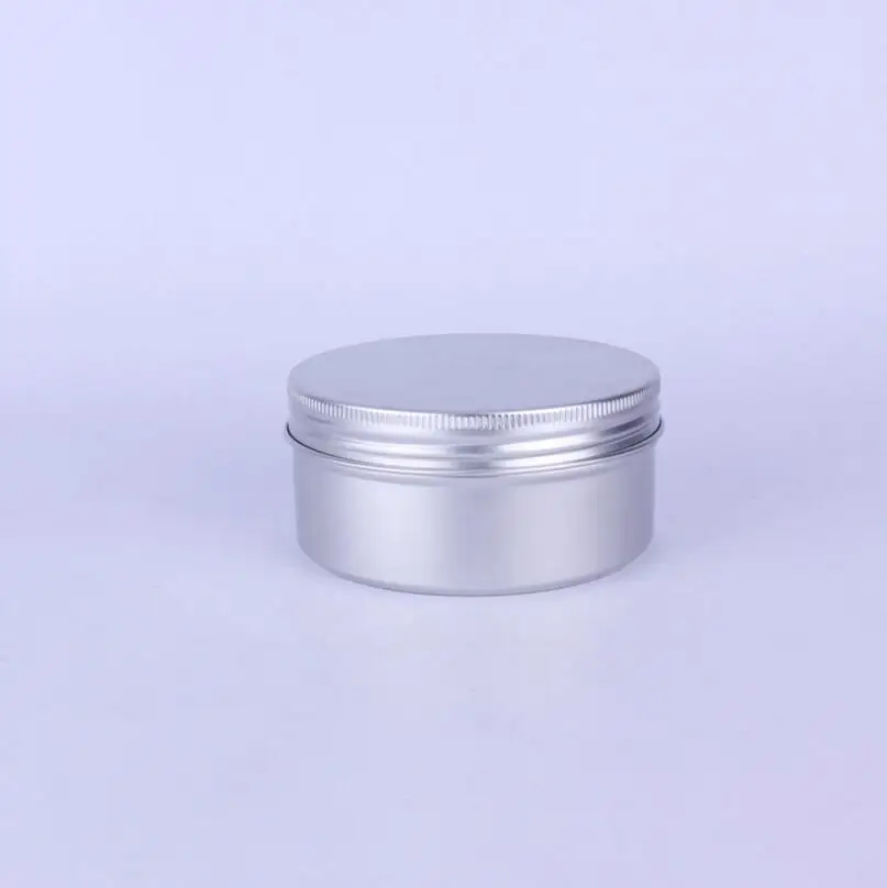 200pcs/lot 200g Aluminum Jar 200ml Cream Jar Metal Round Tin Cosmetic
