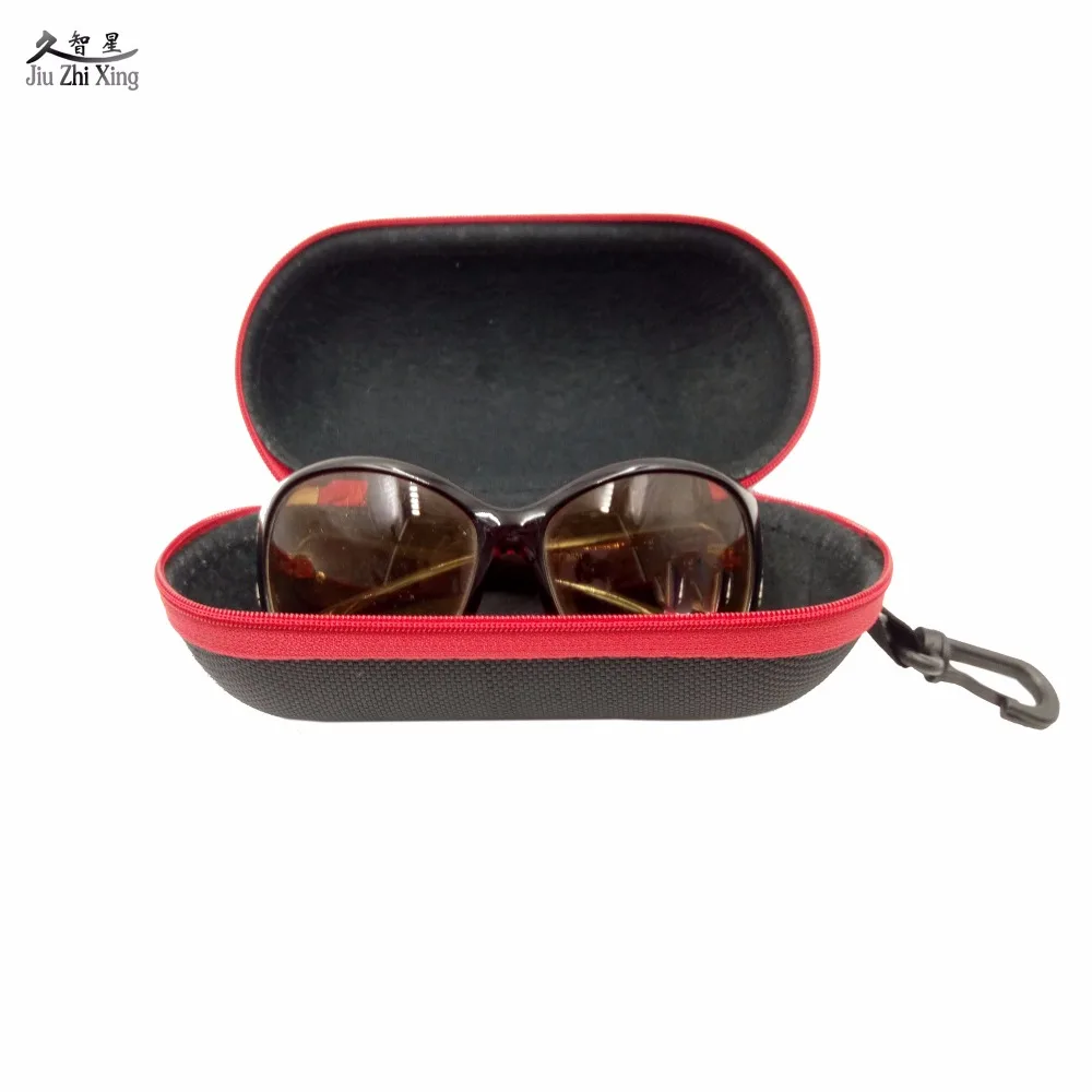 

JIU ZHI XING Portable Sunglasses Case for Glasses box with Zipper Eyeglass Cases Sunglass Shell Protector