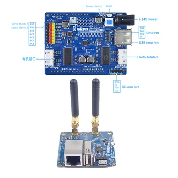 

Wifi Robot STM32 Self-Balancing Smart Roly Robot Car Control Model and Double Antenna Wifi Module