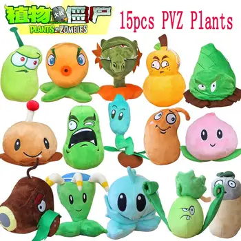 

23 Styles Plants Vs Zombies 2 Plush Stuffed Toys Doll 15-20cm PVZ Plants Plush Soft Toy for Children Kids Party Toys Gifts