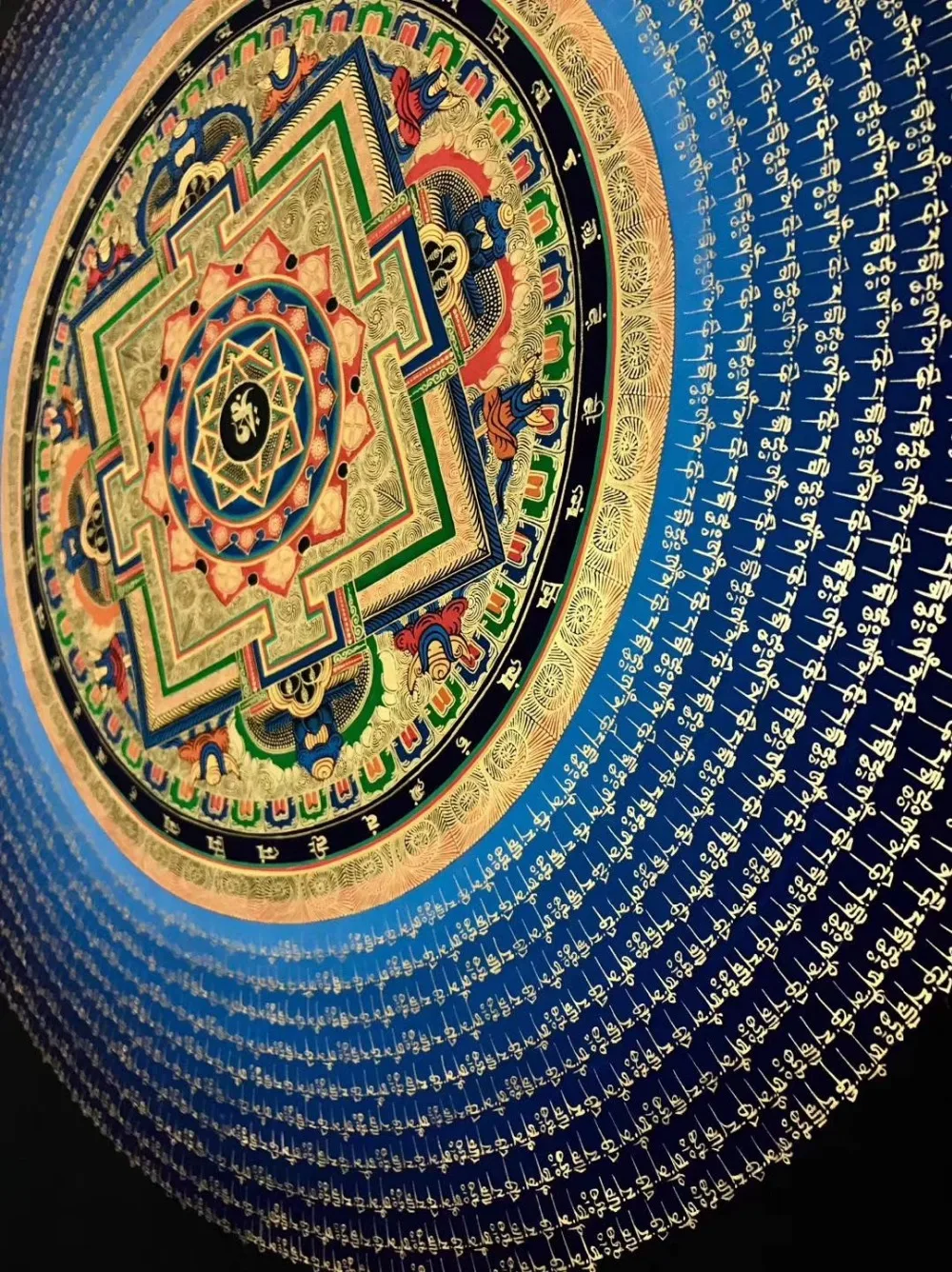 Thangka бутиковый номер V3 три слова Мантра алтарь Размер 73*73|altar| |