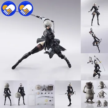 

10-15cm NieR Automata YoRHa No. 2 Type B 2B fighting Action figure PVC Toys collection doll anime cartoon model Christmas Gifts