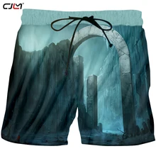 CJLM спортивная форма для взрослых Holy gate 3D короткие спортивные штаны с принтом Holy gate Harajuku одежда больших размеров Homme boardshirts