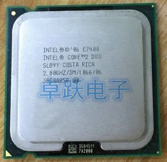 Оригинальный процессор Intel Core 2 Duo E7400 (2 8 ГГц/3 МБ/1066 МГц) LGA775|core duo e7400|core duointel core |