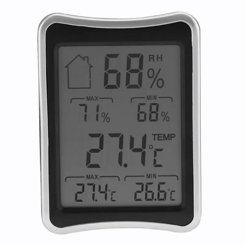 Цифровой беспроводной комнатный термометр гигрометр монитор влажности с ЖК-дисплеем