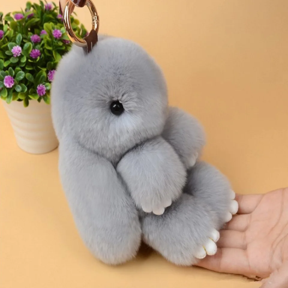 fluffy stuffed bunny
