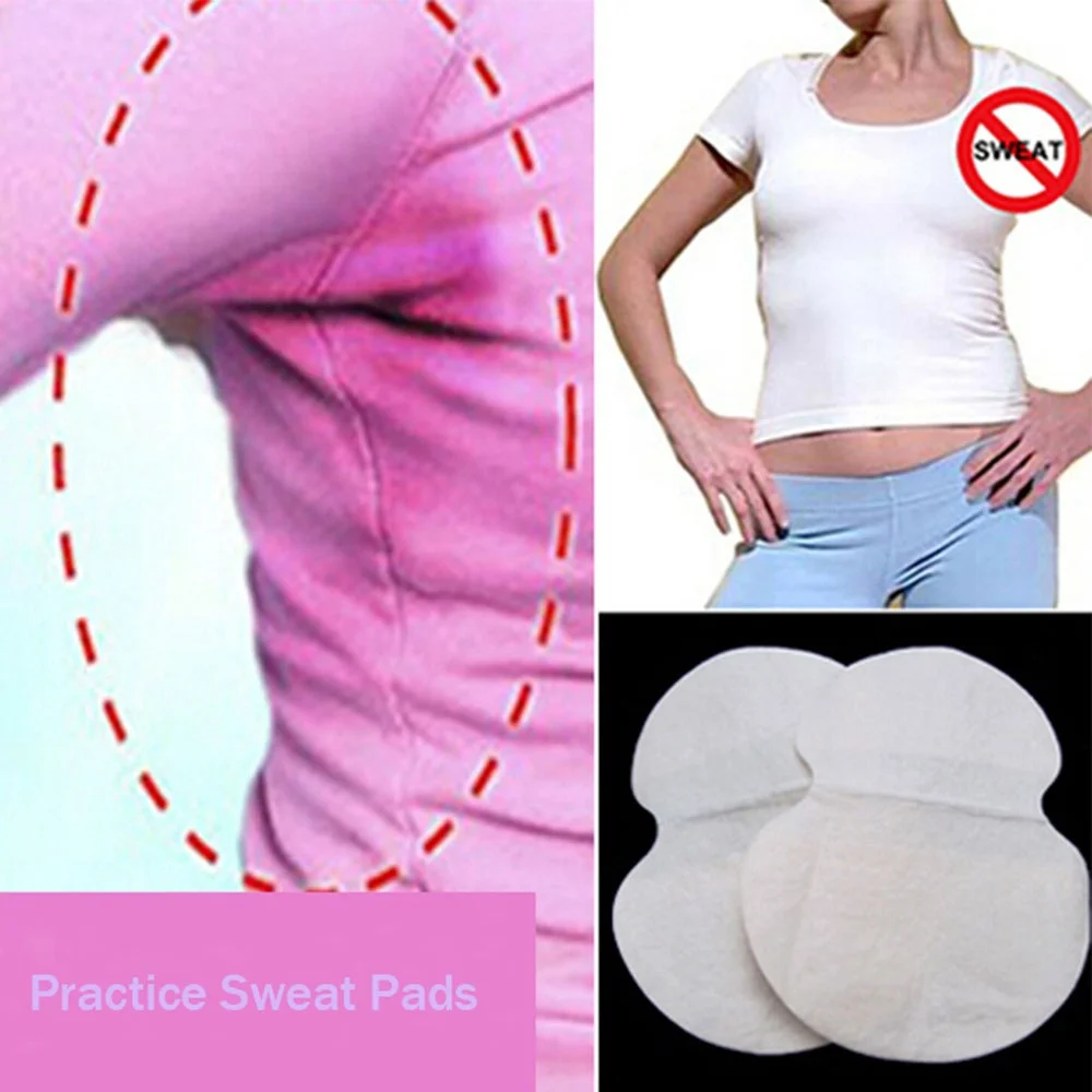 3Pairs Disposable Armpit Sweat Pads Absorbing Guard Pads For Underarm