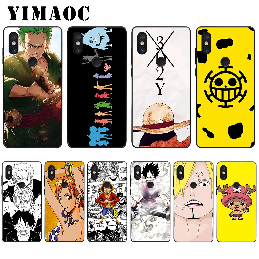 

YIMAOC Anime One Piece Soft Case for Xiaomi Mi5 Mi5S Mi6 Mi9 Mi8 Lite SE A1 A2 Lite Pocophone F1 MAX 3