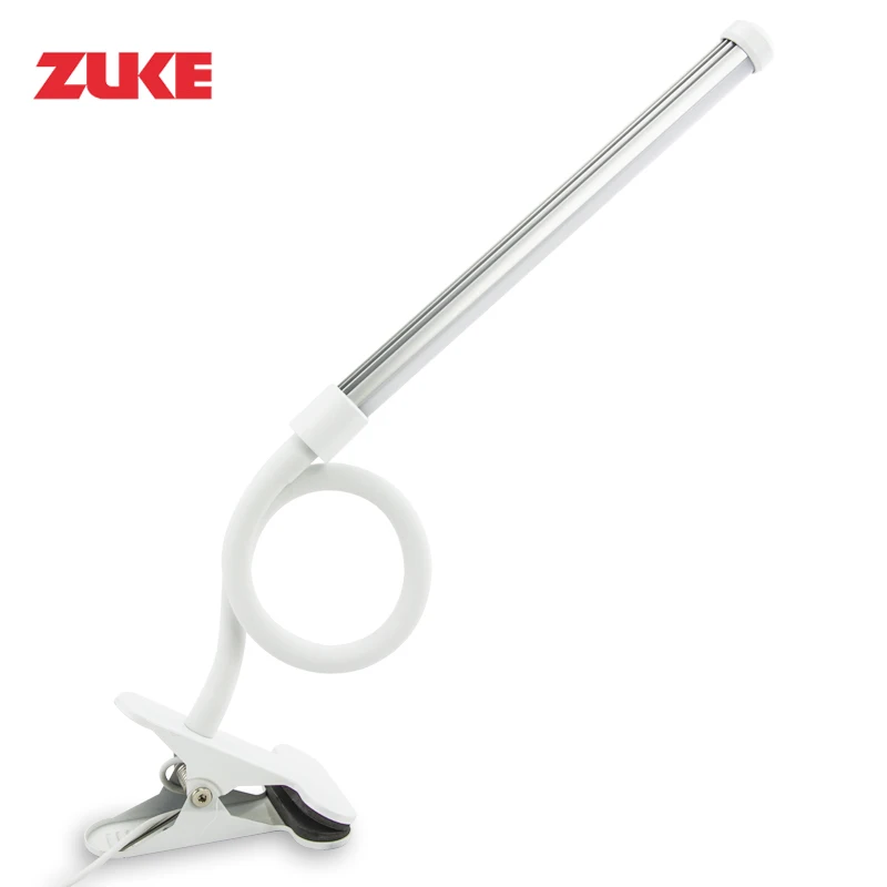 Flexible Metal Tubing LED Clip Desk Lamp Table Light ...