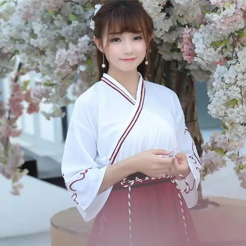2018 new oriental women's elegant beauty traditional hanfu chinese ancient empress princess costume han dynasty clothing Women's Sets