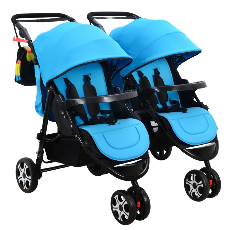 

Twin baby three baby Can be separated can be folded multi-functional folding stroller parm