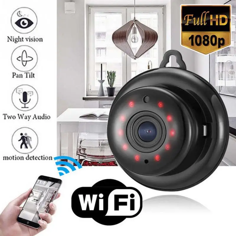WIFI Wireless Home Security Monitoring Camera Mini Night Vision V380 HD 1080P IP Camera WIFI Wireless Home Security Monitoring Camera Mini Night Vision V380 HD 1080P IP Camera