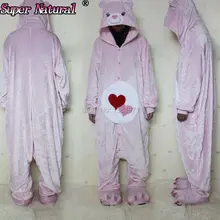 HKSNG/пижамы для девочек с зелеными листьями клевера, медведем, розовым медведем, фиолетовым медведем, домашняя одежда, костюмы, комбинезоны, кигу