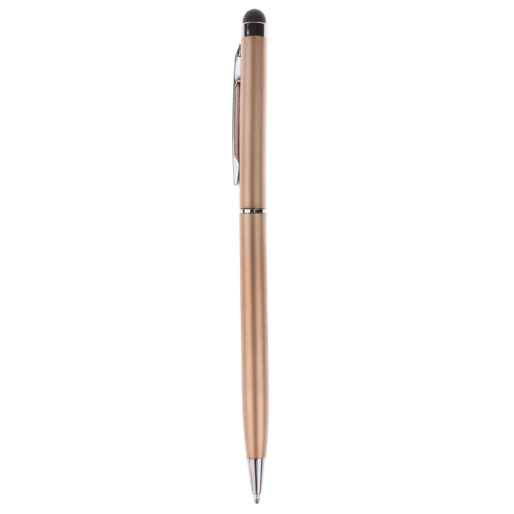 Universal Capacitive Pen Touch Screen Stylus Pencil For Pad Phone Tablet Laptop Gold