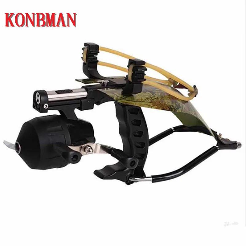 

Fishing Slingshot for Hunting Catapult with With Fishing Reel Dart Outdoor Shooting Slingshots High Quality