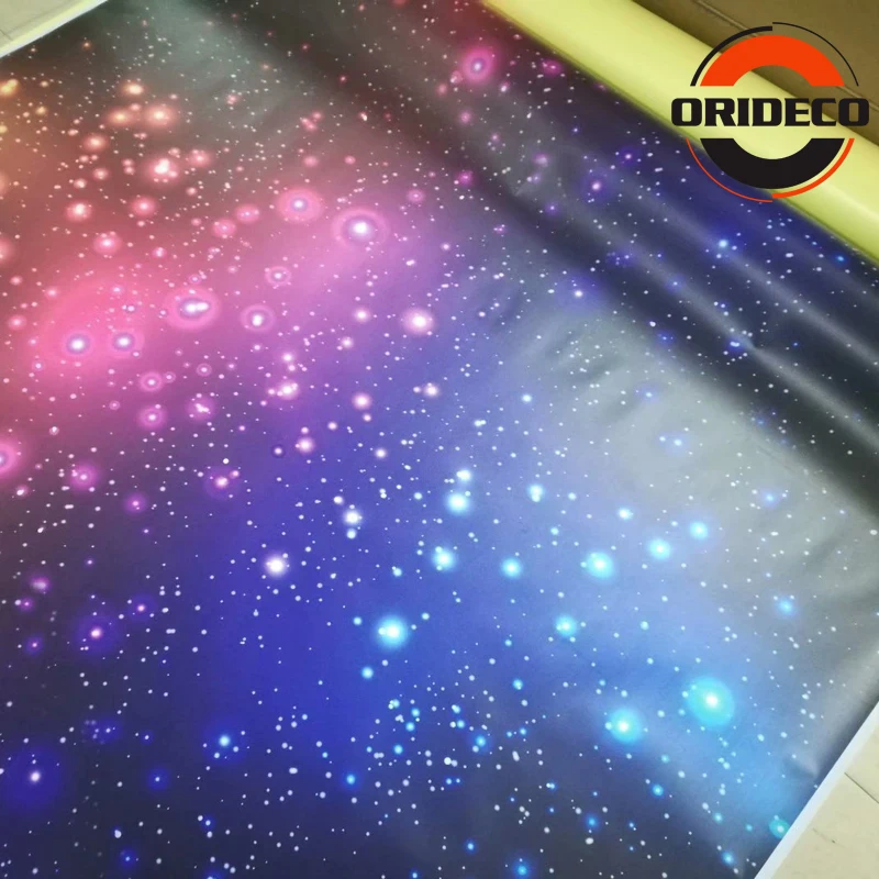 Starry Sky Vinyl Wrap Galaxy Painting Car Body Film 3