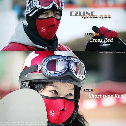 

Winter Cyling Half Face Mask Bicycle Filter Ski Motocycle Cover Neck Protector Guard Scarf Bandana Bike Cold Anti Pollution