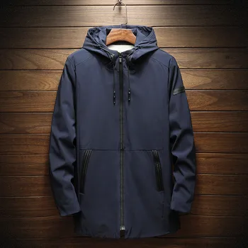 

mens jackets stitching Slim casual fashion jackets for men 2019 autumn winter high quality men's hip hop hooded coat plus size